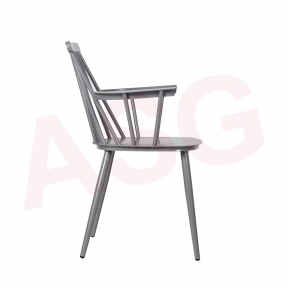 Retro Style aluminum Dining Armchair