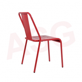 Café style Retro aluminum Dining Chair