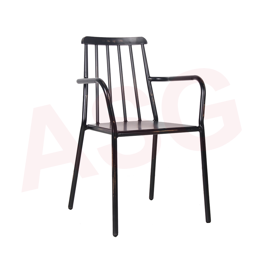 Retro Style aluminum Dining Armchair