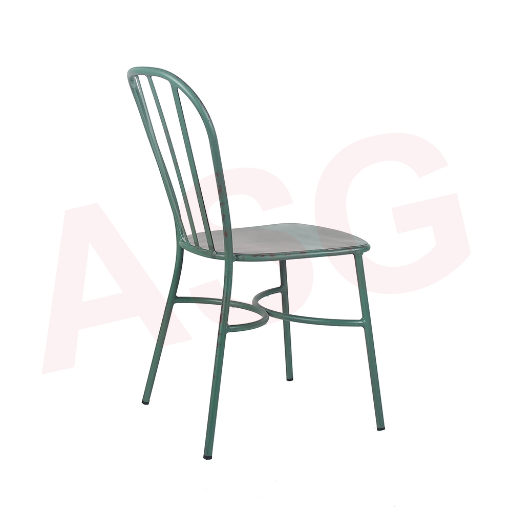 Café style Retro aluminum Dining Chair