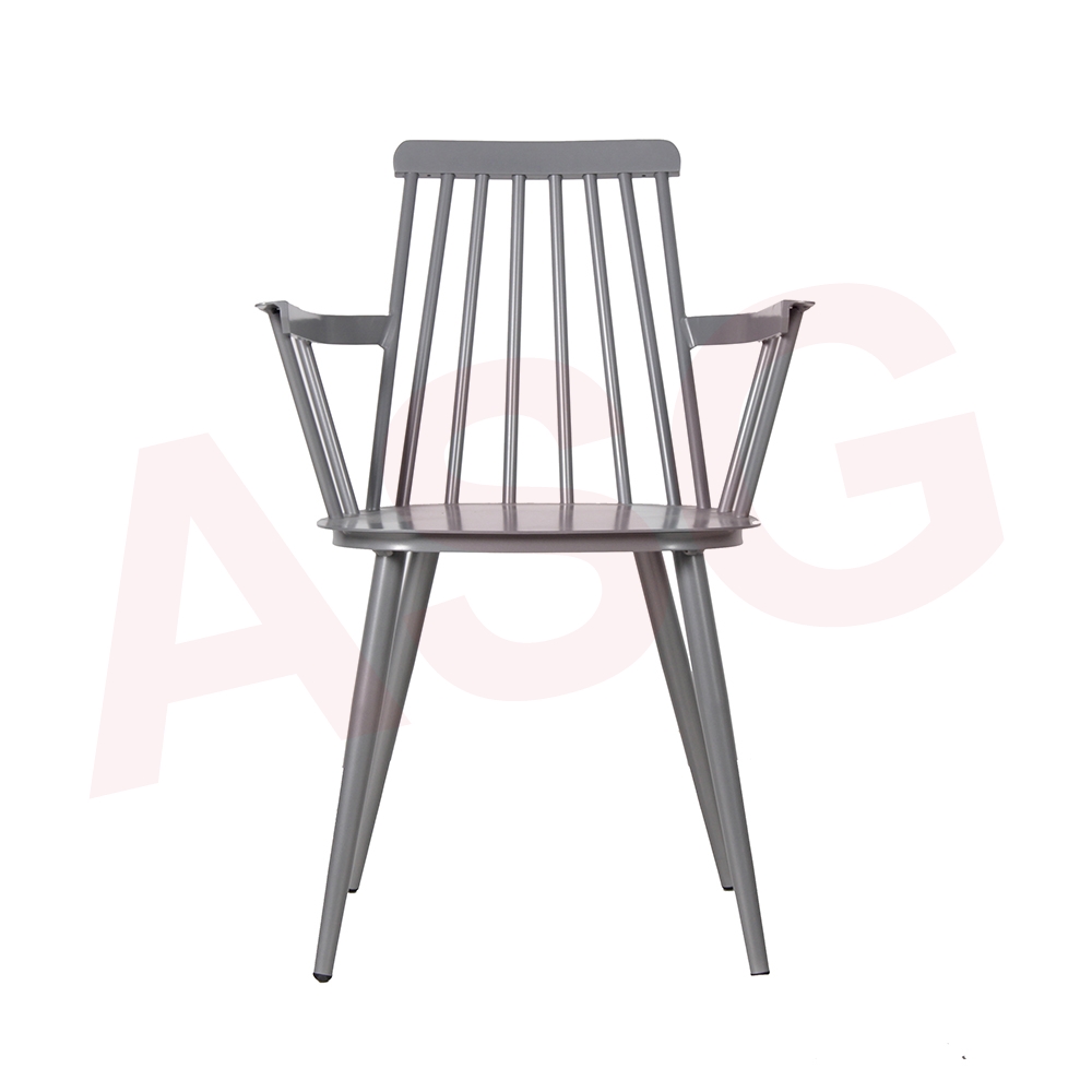 Retro Style aluminum Dining Armchair