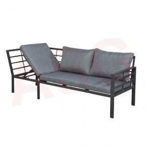 5 Seater Aluminium Garden Corner Sofa Set